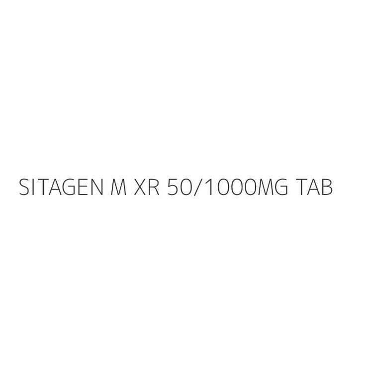 SITAGEN M XR 50/1000MG TAB