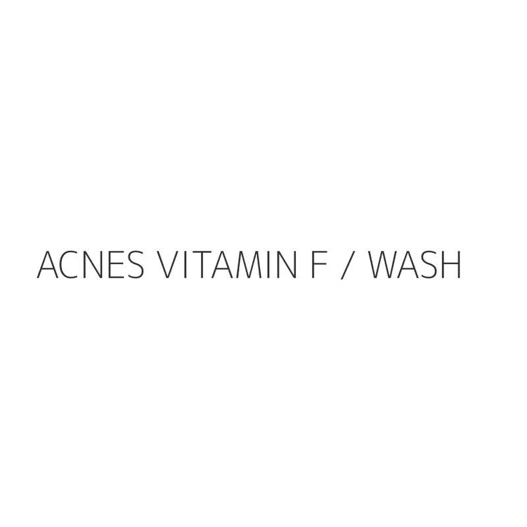 ACNES VITAMIN F / WASH