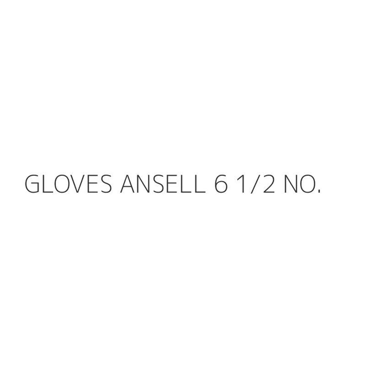 GLOVES ANSELL 6 1/2 NO.