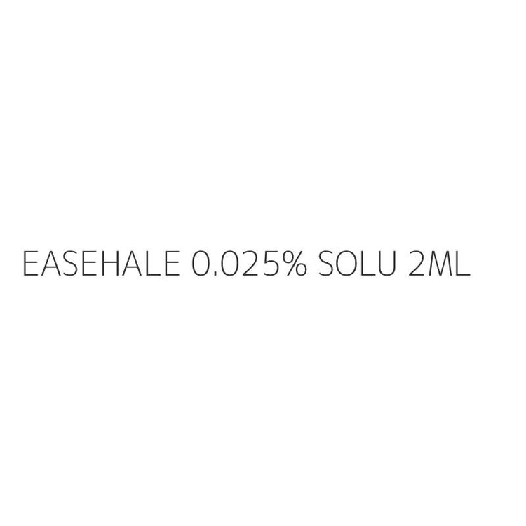 EASEHALE 0.025% SOLU 2ML