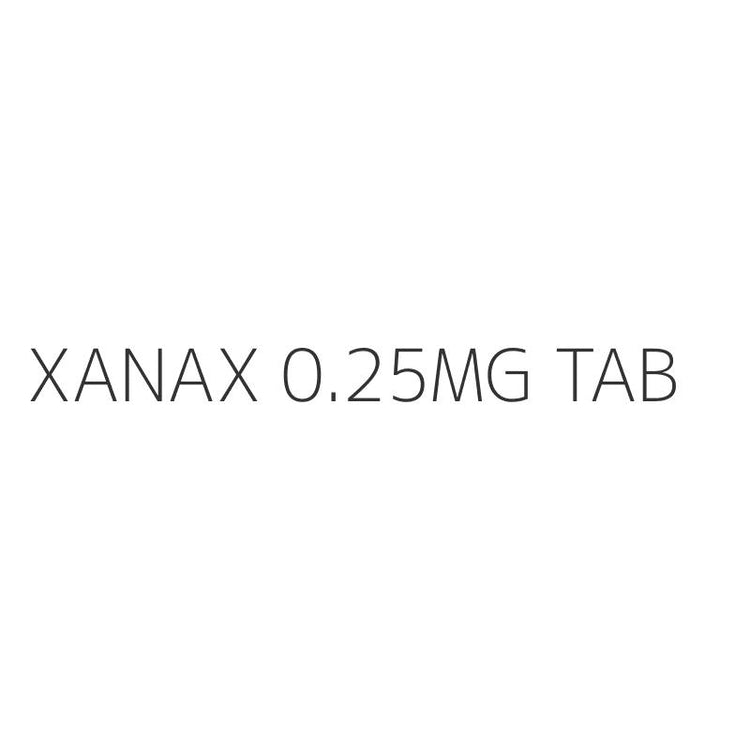 XANAX 0.25MG TAB