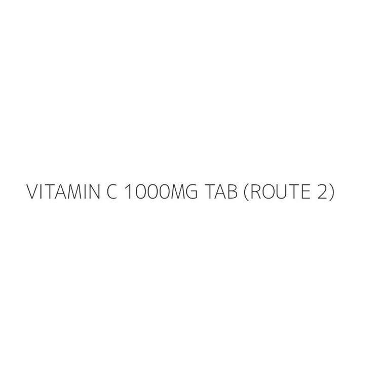 VITAMIN C 1000MG TAB (ROUTE 2)