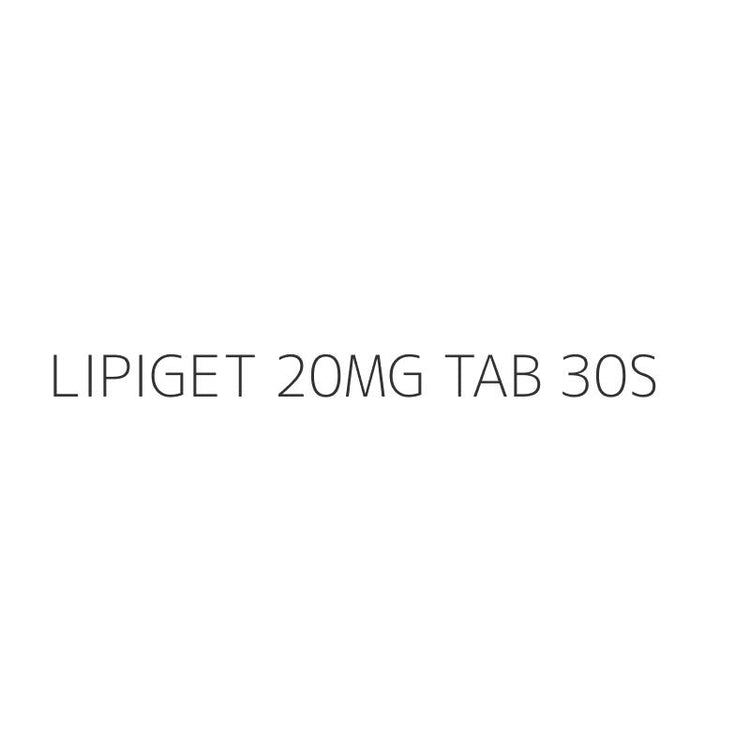 LIPIGET 20MG TAB 30S
