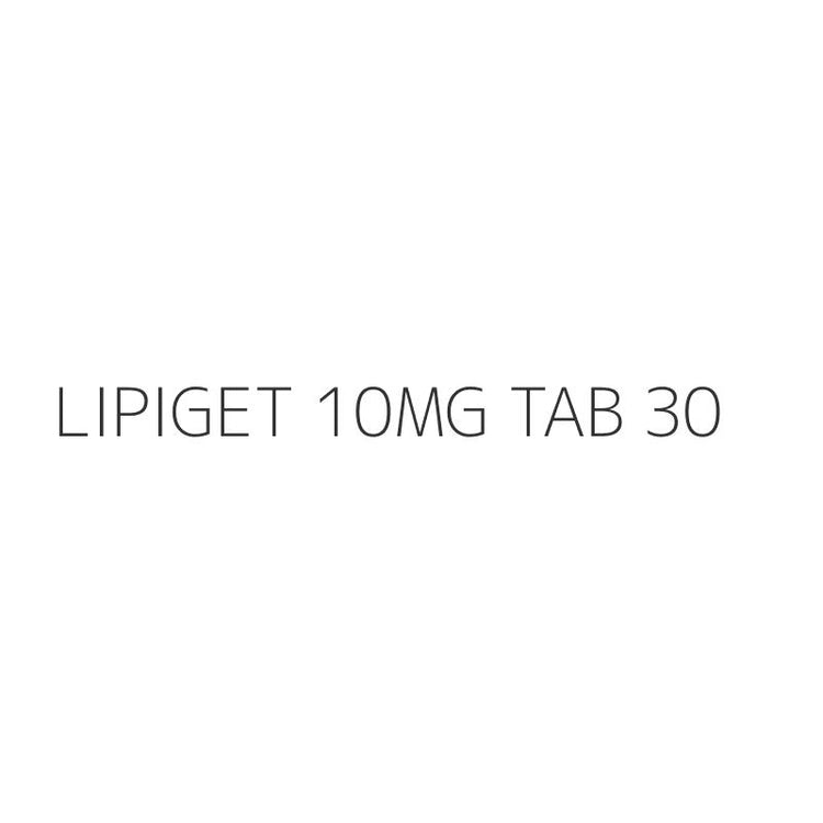 LIPIGET 10MG TAB 30