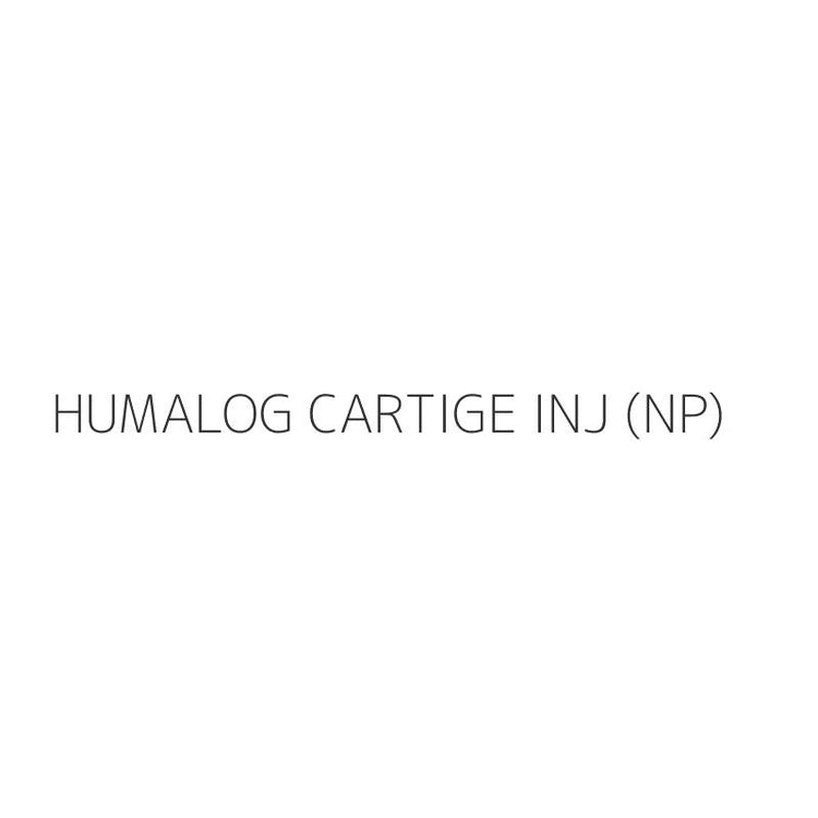 HUMALOG CARTIGE INJ (NP)