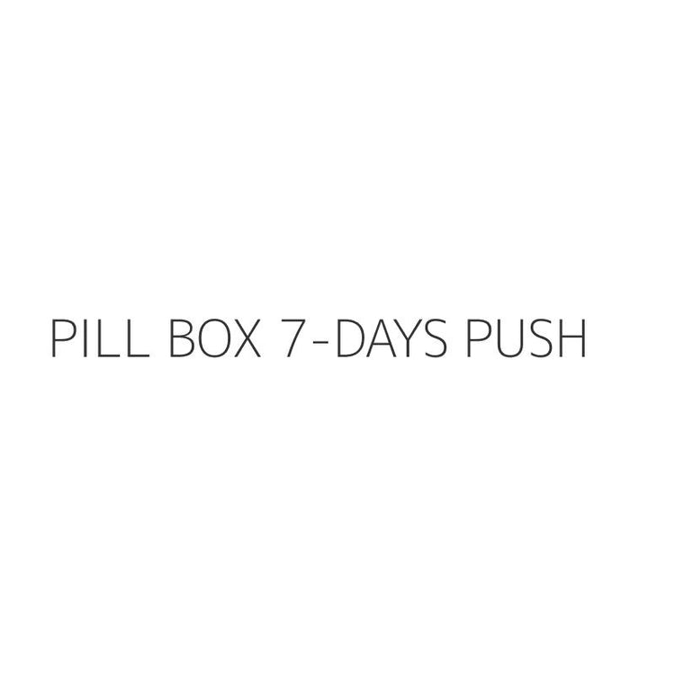 PILL BOX 7-DAYS PUSH