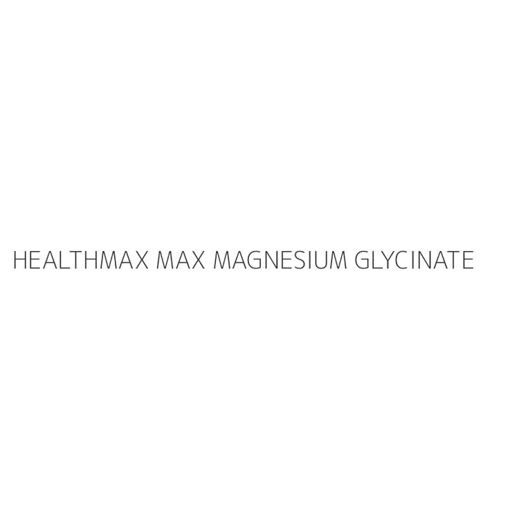 HEALTHMAX MAX MAGNESIUM GLYCINATE