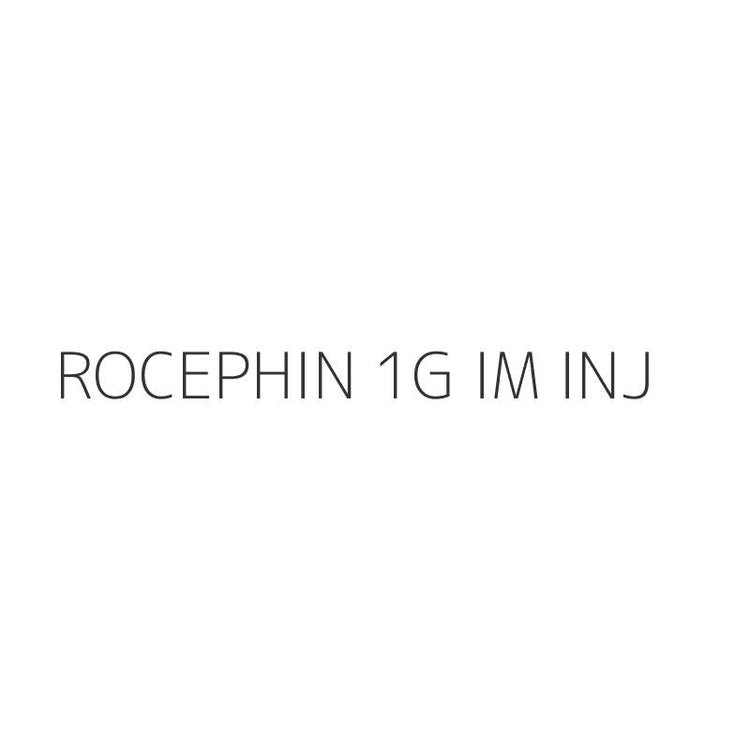 ROCEPHIN 1G IM INJ