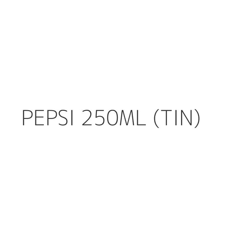 PEPSI 250ML (TIN)