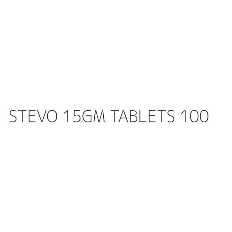 STEVO 15GM TABLETS 100