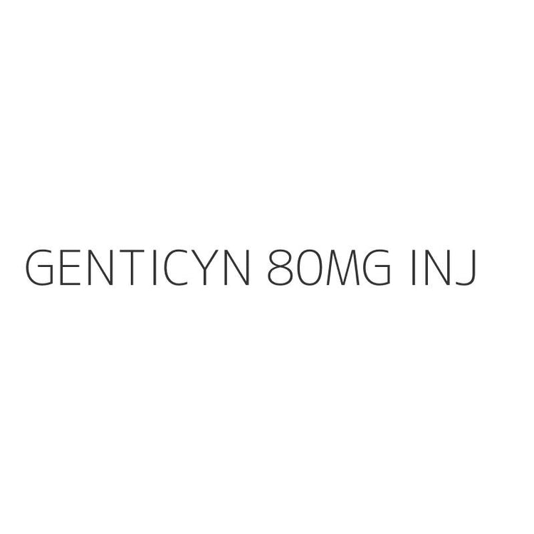 GENTICYN 80MG INJ