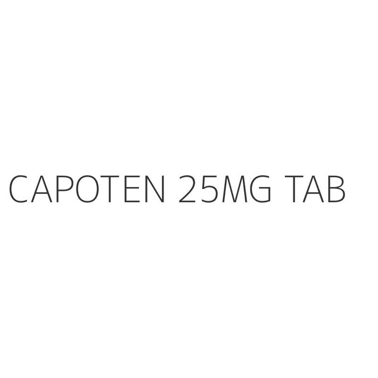 CAPOTEN 25MG TAB