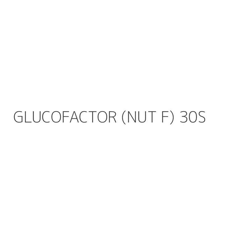 GLUCOFACTOR (NUT F) 30S