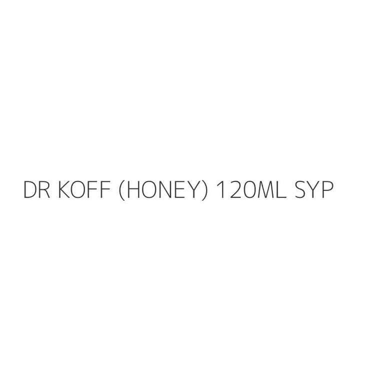 DR KOFF (HONEY) 120ML SYP