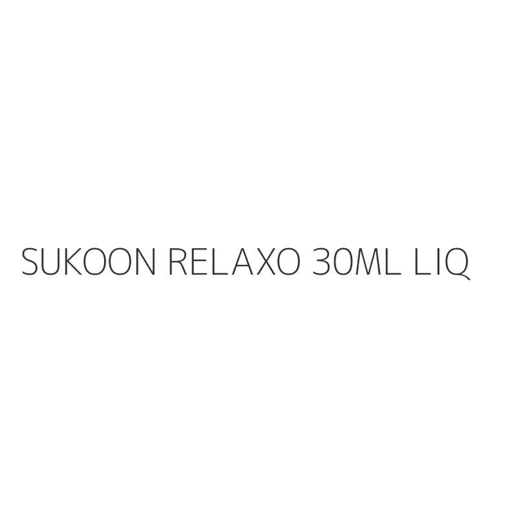 SUKOON RELAXO 30ML LIQ