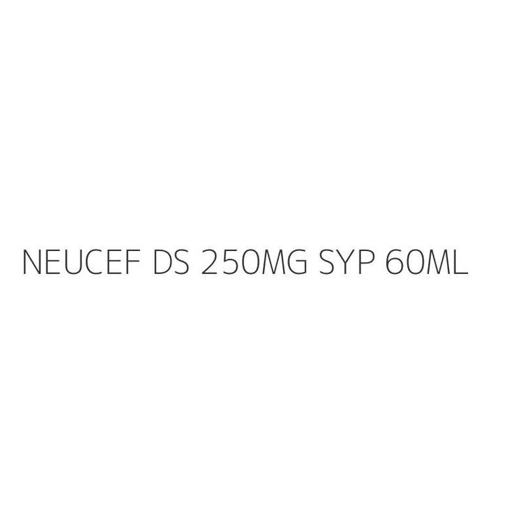 NEUCEF DS 250MG SYP 60ML