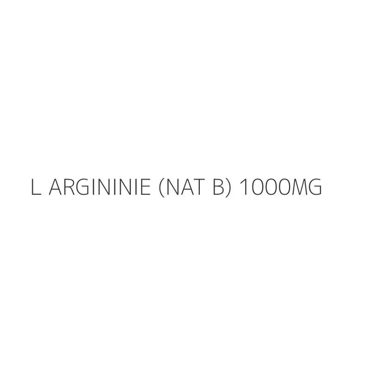 L ARGININIE (NAT B) 1000MG