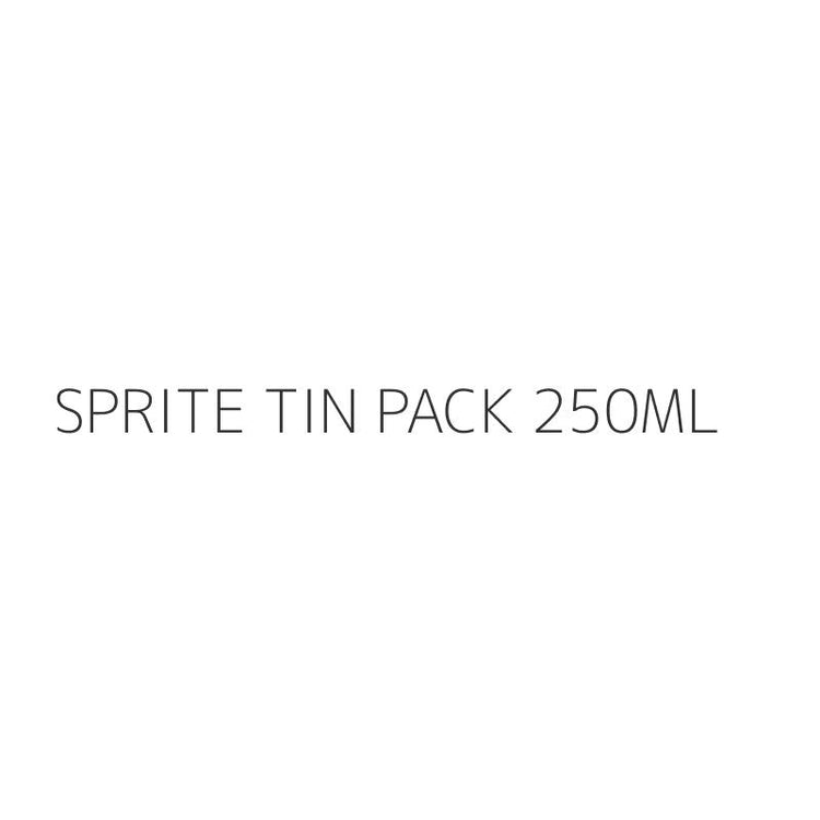 SPRITE TIN PACK 250ML