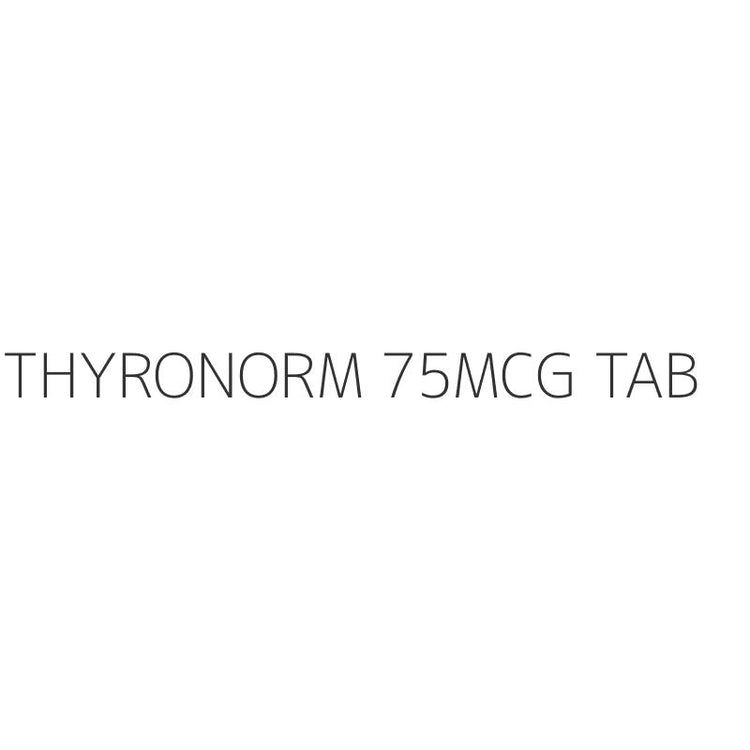 THYRONORM 75MCG TAB