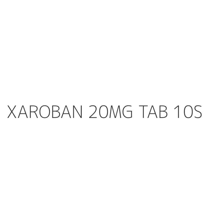 XAROBAN 20MG TAB 10S