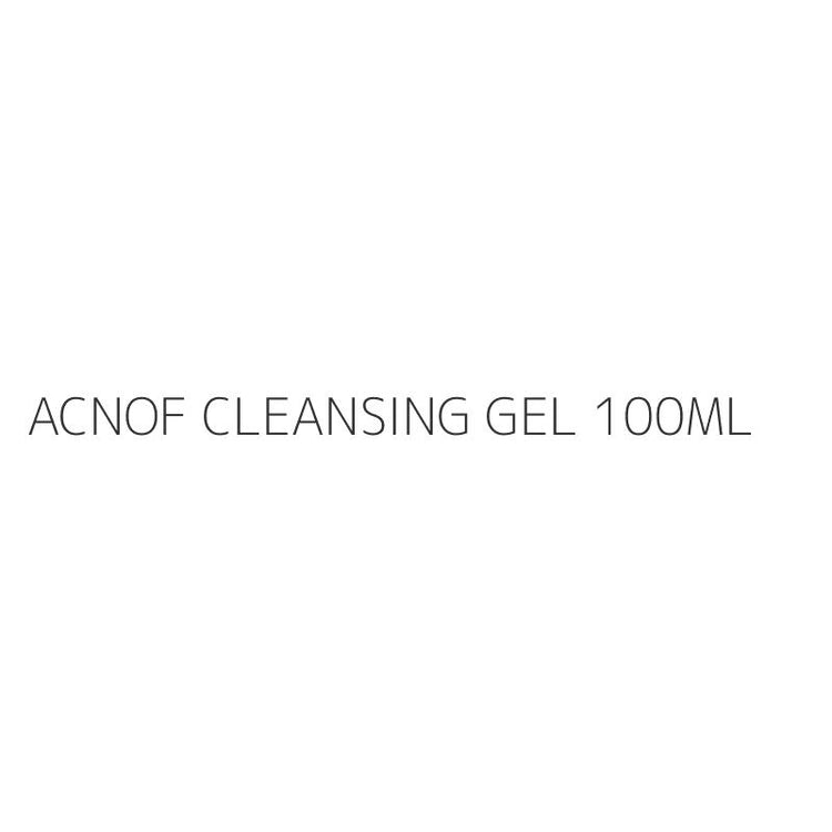 ACNOF CLEANSING GEL 100ML