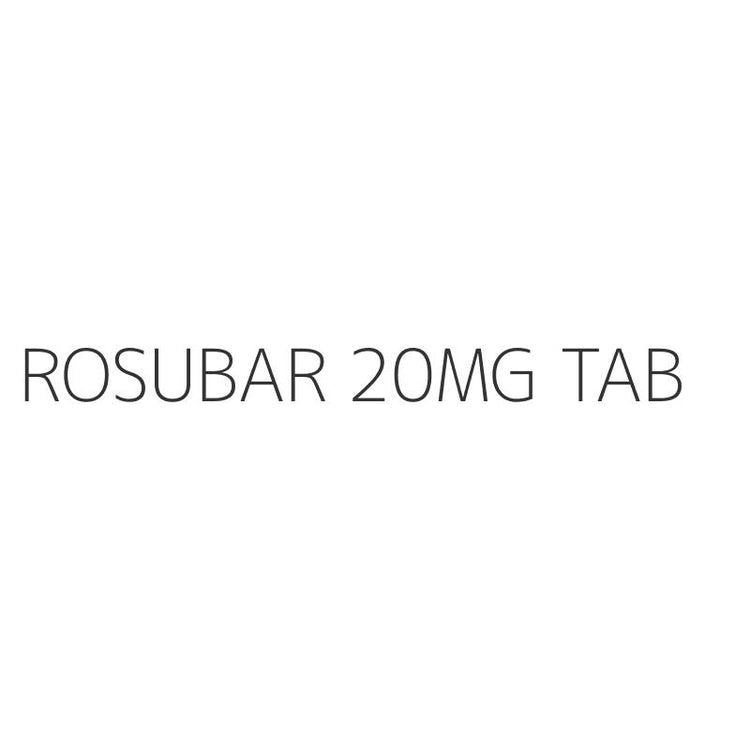 ROSUBAR 20MG TAB