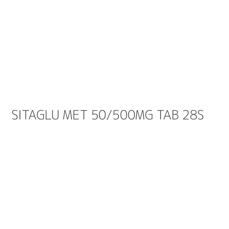SITAGLU MET 50/500MG TAB 28S