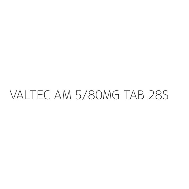 VALTEC AM 5/80MG TAB 28S