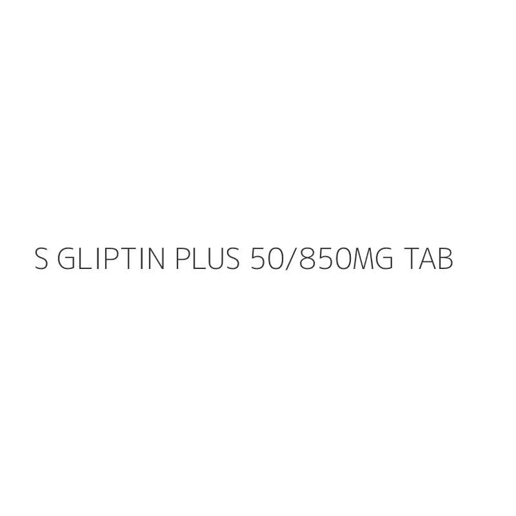 S GLIPTIN PLUS 50/850MG TAB