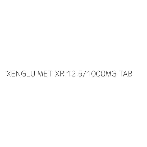 XENGLU MET XR 12.5/1000MG TAB