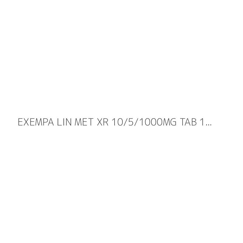 EXEMPA LIN MET XR 10/5/1000MG TAB 14S