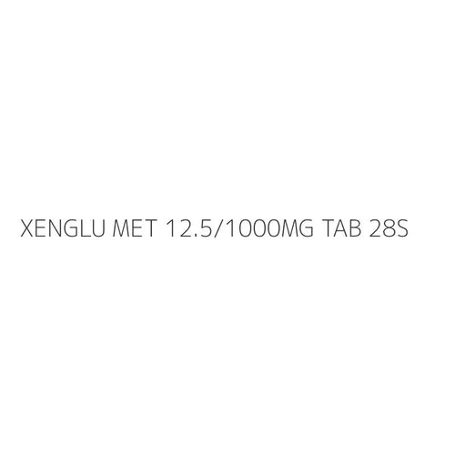 XENGLU MET 12.5/1000MG TAB 28S