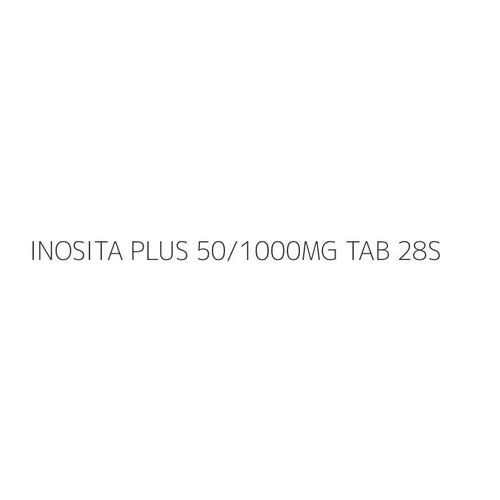 INOSITA PLUS 50/1000MG TAB 28S
