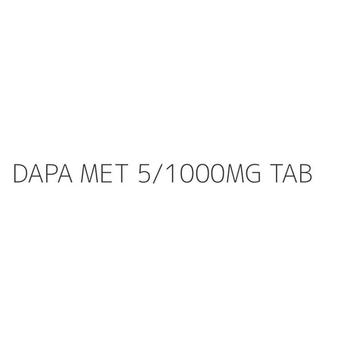 DAPA MET 5/1000MG TAB