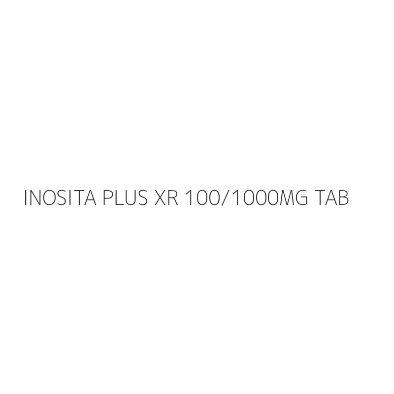 INOSITA PLUS XR 100/1000MG TAB