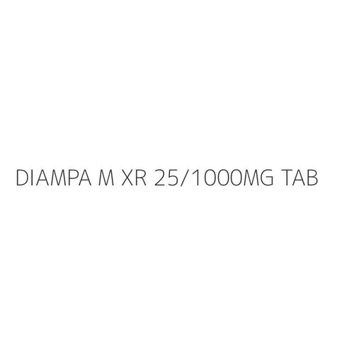 DIAMPA M XR 25/1000MG TAB