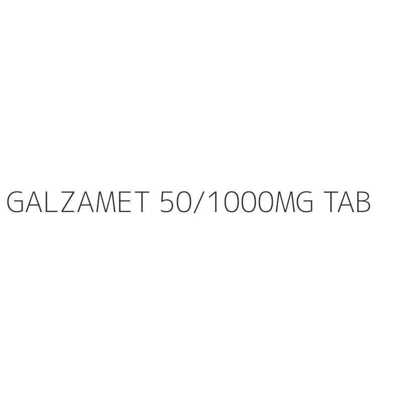 GALZAMET 50/1000MG TAB
