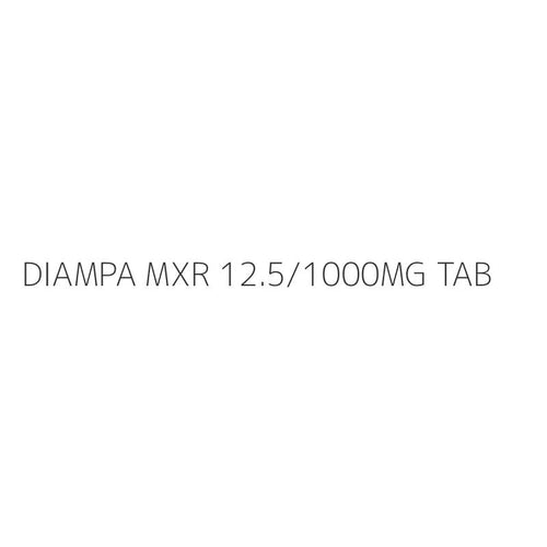 DIAMPA MXR 12.5/1000MG TAB