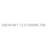 EMSYN MET 12.5/1000MG TAB