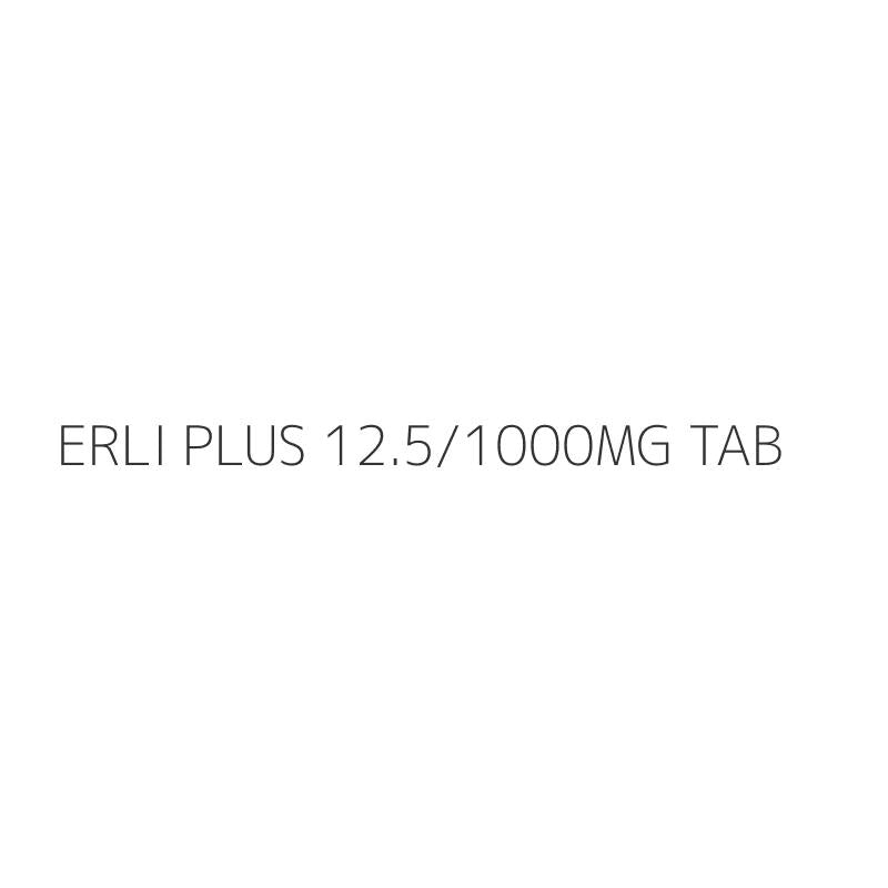 ERLI PLUS 12.5/1000MG TAB