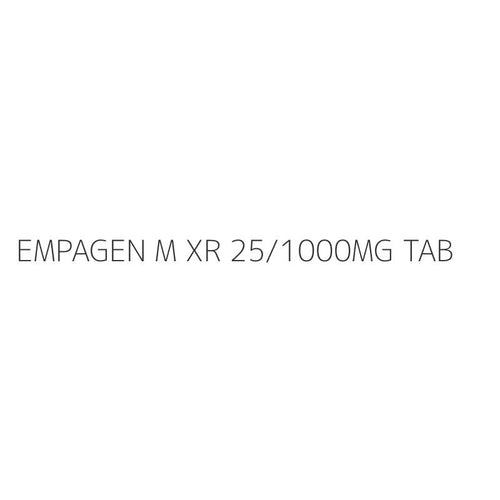 EMPAGEN M XR 25/1000MG TAB