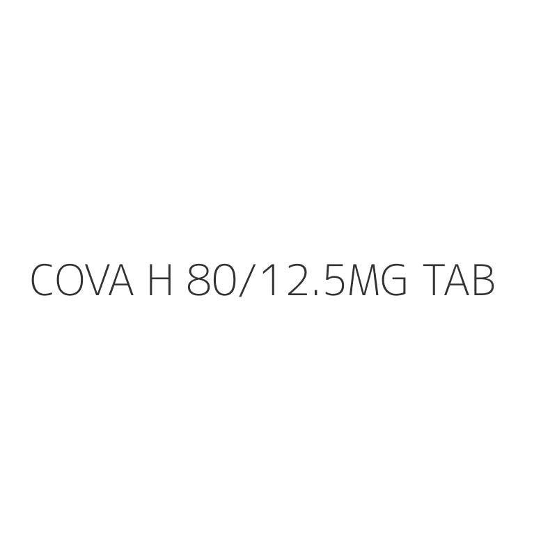 COVA H 80/12.5MG TAB