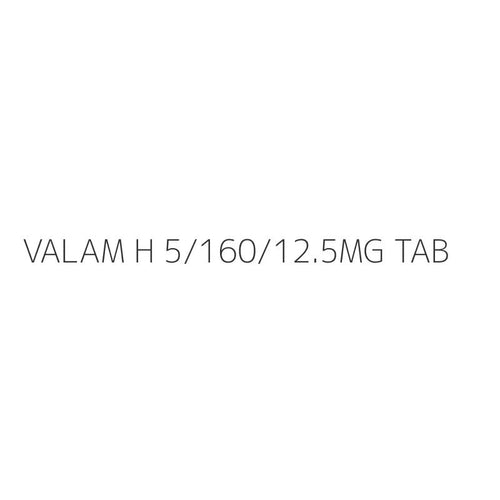 VALAM H 5/160/12.5MG TAB