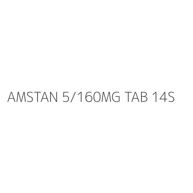 AMSTAN 5/160MG TAB 14S