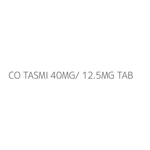 CO TASMI 40MG/ 12.5MG TAB