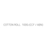 COTTON ROLL  100G (CCF / ABN)
