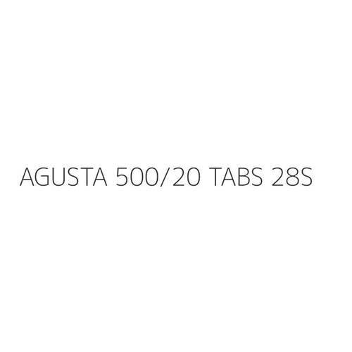 AGUSTA 500/20 TABS 28S