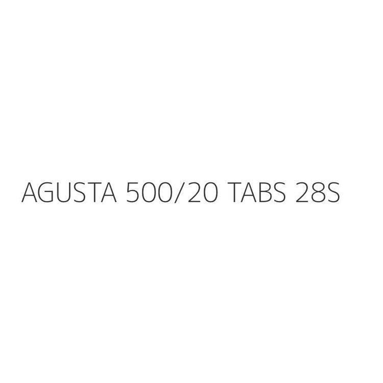 AGUSTA 500/20 TABS 28S