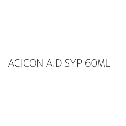 ACICON A.D SYP 60ML