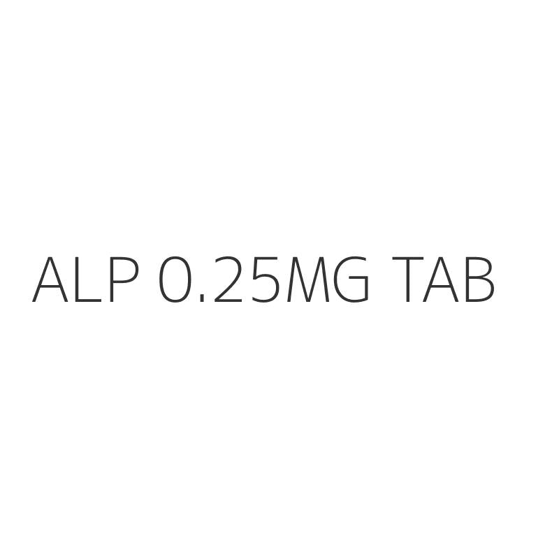 ALP 0.25MG TAB